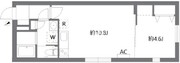 ケリア中板橋 201 間取り図