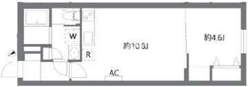 ケリア中板橋 202 間取り図