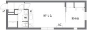 ケリア中板橋 401 間取り図
