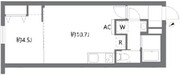 ケリア中板橋 405 間取り図