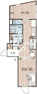 アイリス大塚 402 間取り図