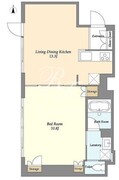 ルネ新宿御苑タワー 1701 間取り図