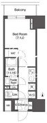 コンフォリア東上野 1203 間取り図