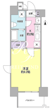 ガーラプレイス新宿御苑 1105 間取り図