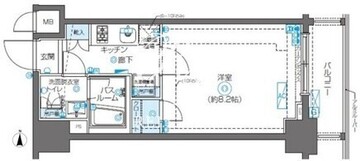 ズーム新大久保 903 間取り図