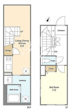 ザ・レジデンス三軒茶屋 101 間取り図