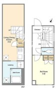 ザ・レジデンス三軒茶屋 105 間取り図