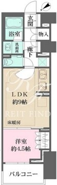 イノバス不動前 525 間取り図