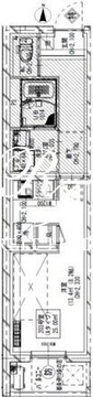 ジェノヴィア大森町2 503 間取り図