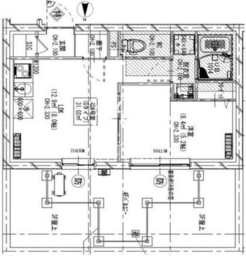 ジェノヴィア大森町2 504 間取り図