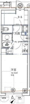 ジェノヴィア大森町 403 間取り図
