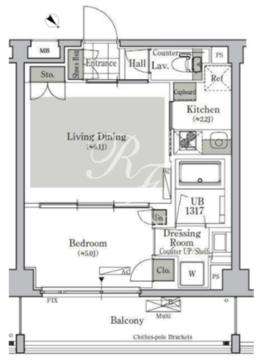 パークキューブ西ヶ原ステージ 543 間取り図
