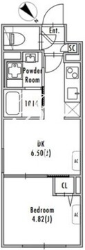 グランパセオ中野新井薬師前 301 間取り図