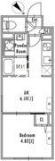 グランパセオ中野新井薬師前 401 間取り図