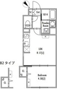 グランパセオ中野新井薬師前 102 間取り図