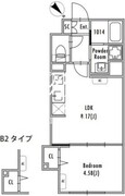 グランパセオ中野新井薬師前 403 間取り図
