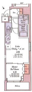 HAYANO Residence 大塚 901 間取り図