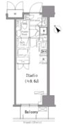 パークアクシス台東根岸 703 間取り図