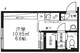 アバンテリム蒲田 201 間取り図