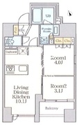 クレストコート品川南大井 1302 間取り図