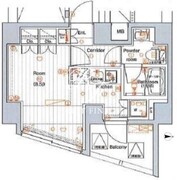 プレミアムキューブG四谷左門町 701 間取り図