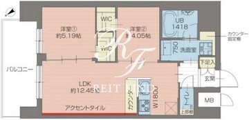プレジオ尾久EURO 1101 間取り図