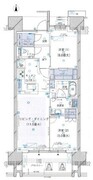 ブランズシティ品川ルネキャナル 810 間取り図