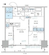 パークアクシス西大島コンフォートスクエア 1418 間取り図