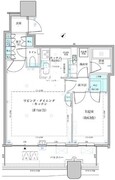 パークタワー勝どき S-619 間取り図
