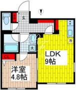 MDM千駄ヶ谷 E-103 間取り図