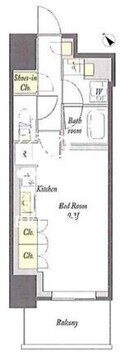 プライムメゾン板橋 1807 間取り図