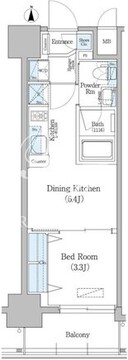 アーバネックス深川住吉 811 間取り図