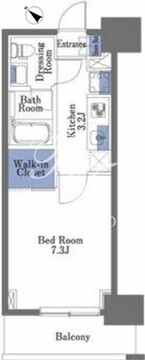 プライムメゾン神保町 1302 間取り図