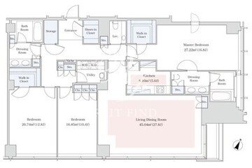 ラ・トゥール青葉台 2107 間取り図