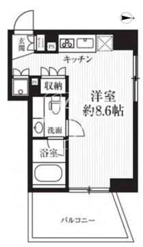 HF千駄木レジデンス 502 間取り図