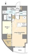 ヴィラクレスト東上野 201 間取り図