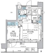 レジディア蒲田5 210 間取り図