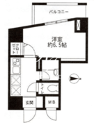 レジディア東品川 905 間取り図
