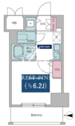 レジディア東品川 1008 間取り図