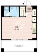 レジデンスシャルマン月島 820 間取り図