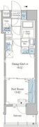 アーバネックス菊川4 202 間取り図