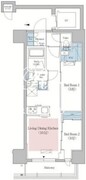 アーバネックス菊川4 1201 間取り図