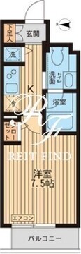 KDXレジデンス入谷 205 間取り図