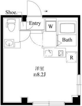 ソラ中板橋 501 間取り図