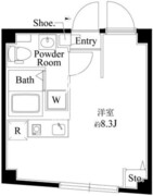 ソラ中板橋 502 間取り図