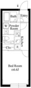 アバンティア西新宿1 202 間取り図