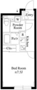 アバンティア西新宿1 203 間取り図
