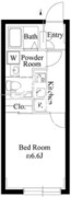 アバンティア西新宿1 402 間取り図
