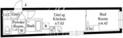 プラティーク高円寺北 403 間取り図