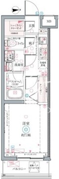 クレヴィスタ墨田 517 間取り図